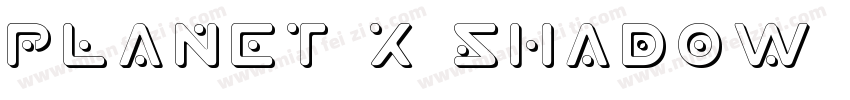 Planet X Shadow Italic字体转换